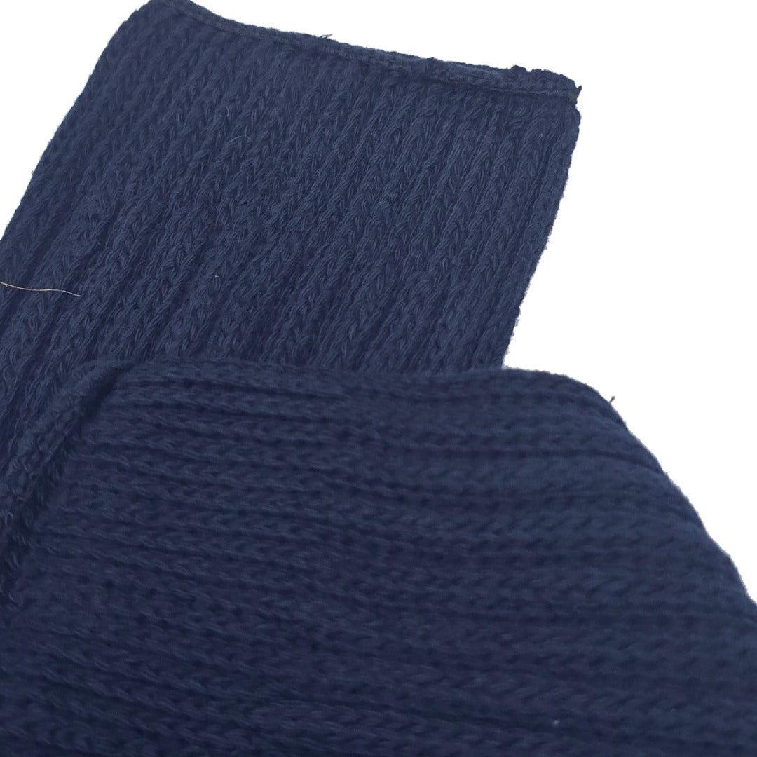 Navy Blue Slouch Socks (Adult Medium) - Heavyweight