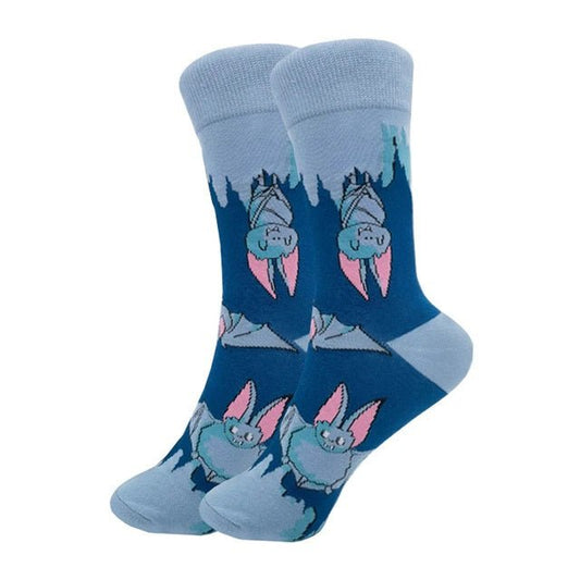 Night Bat Socks Set (Adult Medium) - 2 - Pack