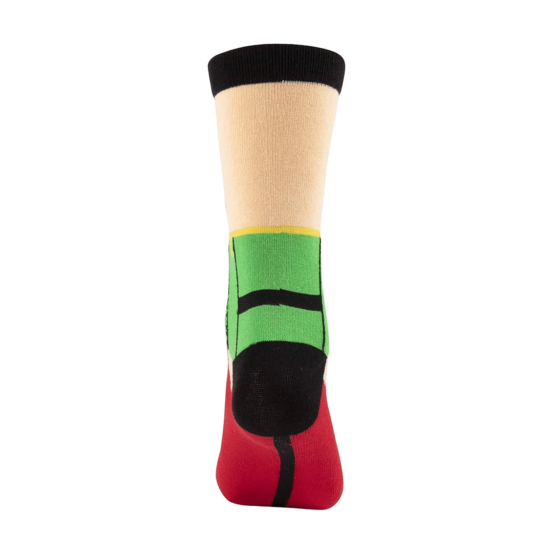 Nutcracker Christmas Crew Socks (Adult Large - Men's Shoe Sizes 8 - 12)