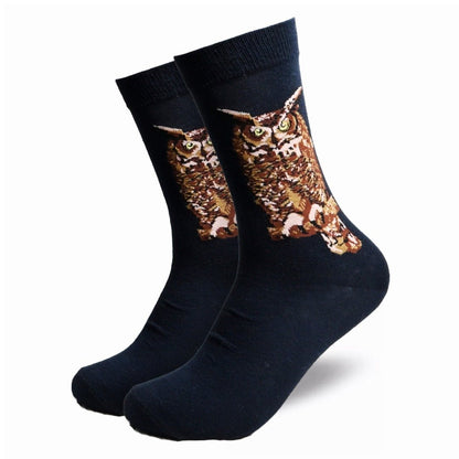 Owl Socks from the Sock Panda (Adult Medium - Women's Shoe Sizes 5 - 10)