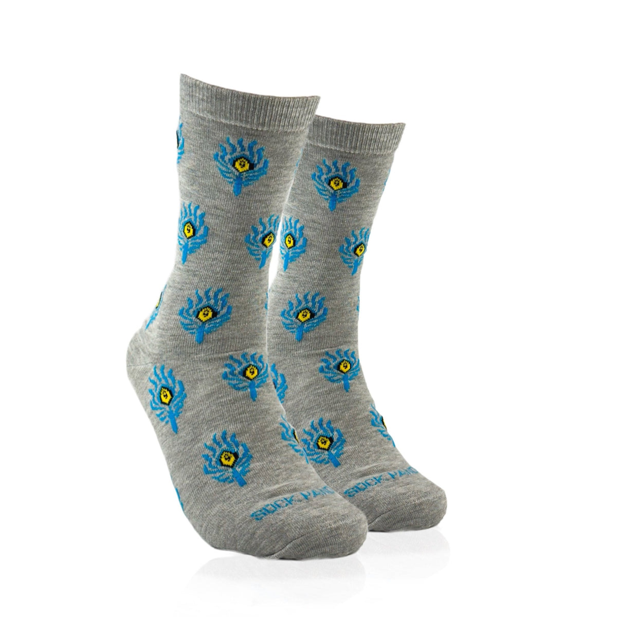Peacock Feather Pattern Socks from the Sock Panda (Adult Medium - Women's Shoe Sizes 5 - 10)