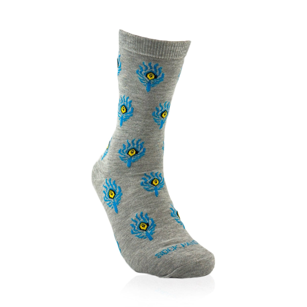 Peacock Feather Pattern Socks from the Sock Panda (Adult Medium - Women's Shoe Sizes 5 - 10)