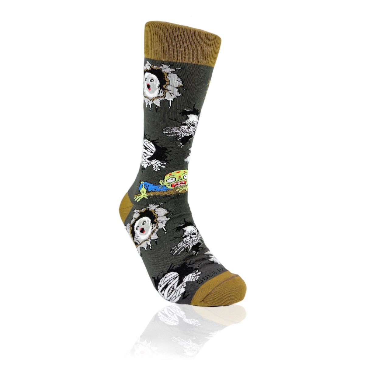 Peeking Monster Socks from the Sock Panda (Adult Large - Men's Shoe Sizes 8-12) 