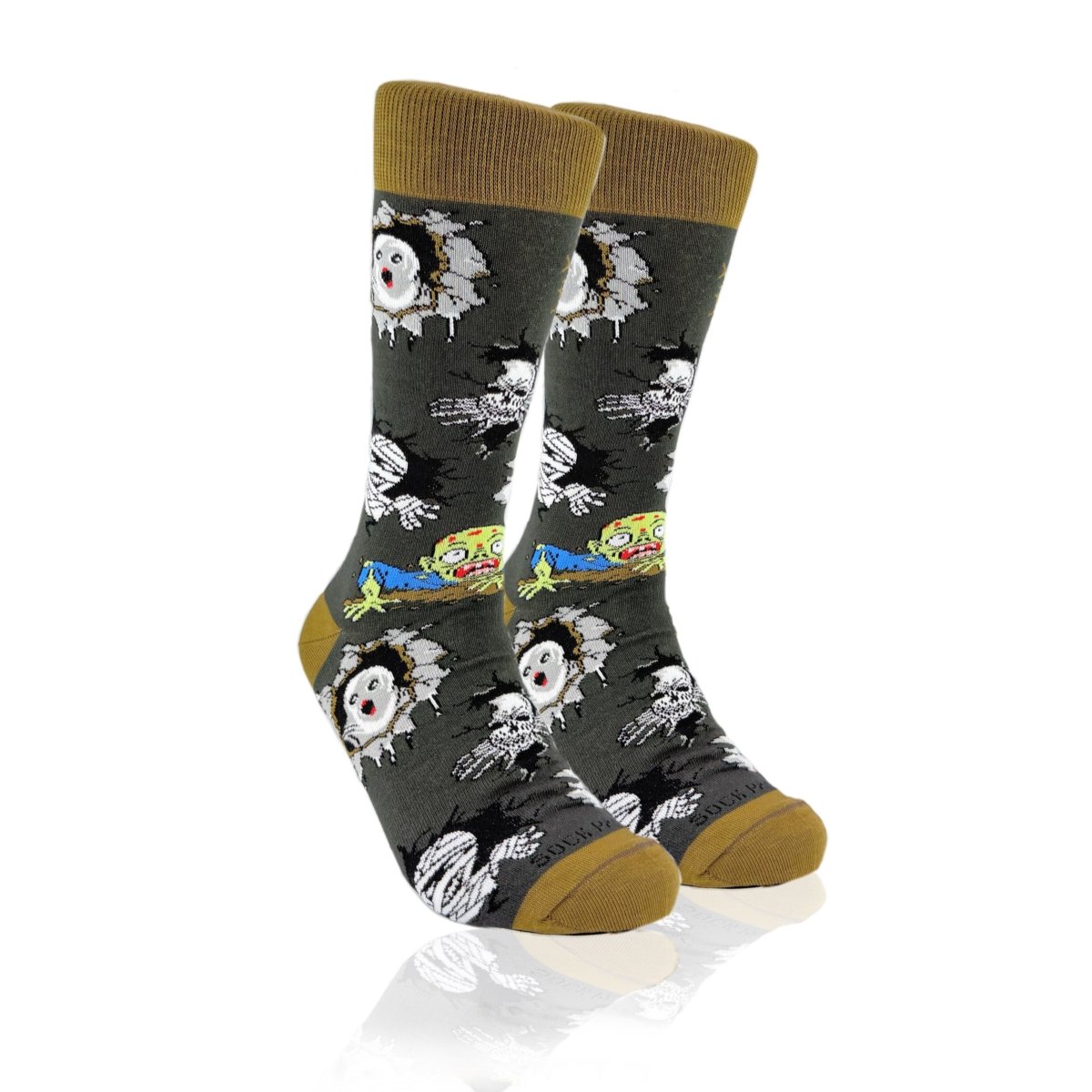 Peeking Monster Socks from the Sock Panda (Adult Large - Men's Shoe Sizes 8-12) 