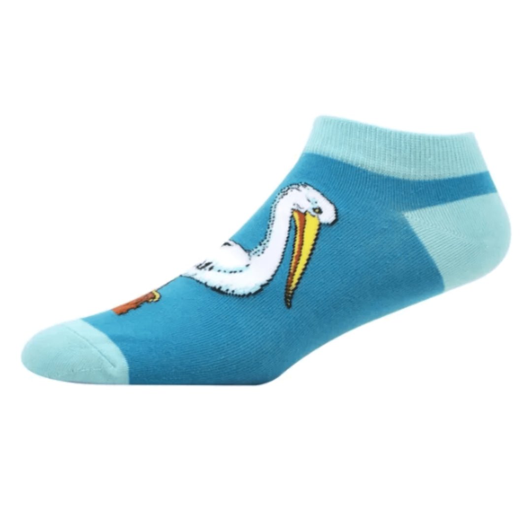 Pelican Ankle Socks from the Sock Panda (Adult Large - Men's Shoe Sizes 8 - 12)