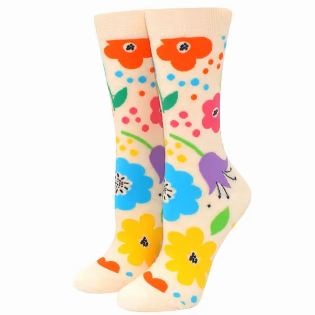 Pretty Flower Socks from the Sock Panda (Adult Medium)