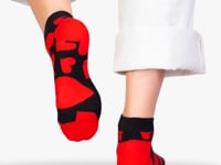 Heart Patterned Ankle Socks (Adult Medium - Women's Shoe Sizes 5-10) Video