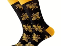 Shiny Bee Socks from the Sock Panda