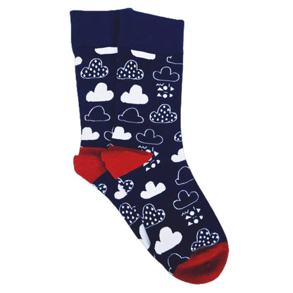 Rain Cloud Socks from the Sock Panda (Adult Medium - Women's Shoe Sizes 5 - 10)