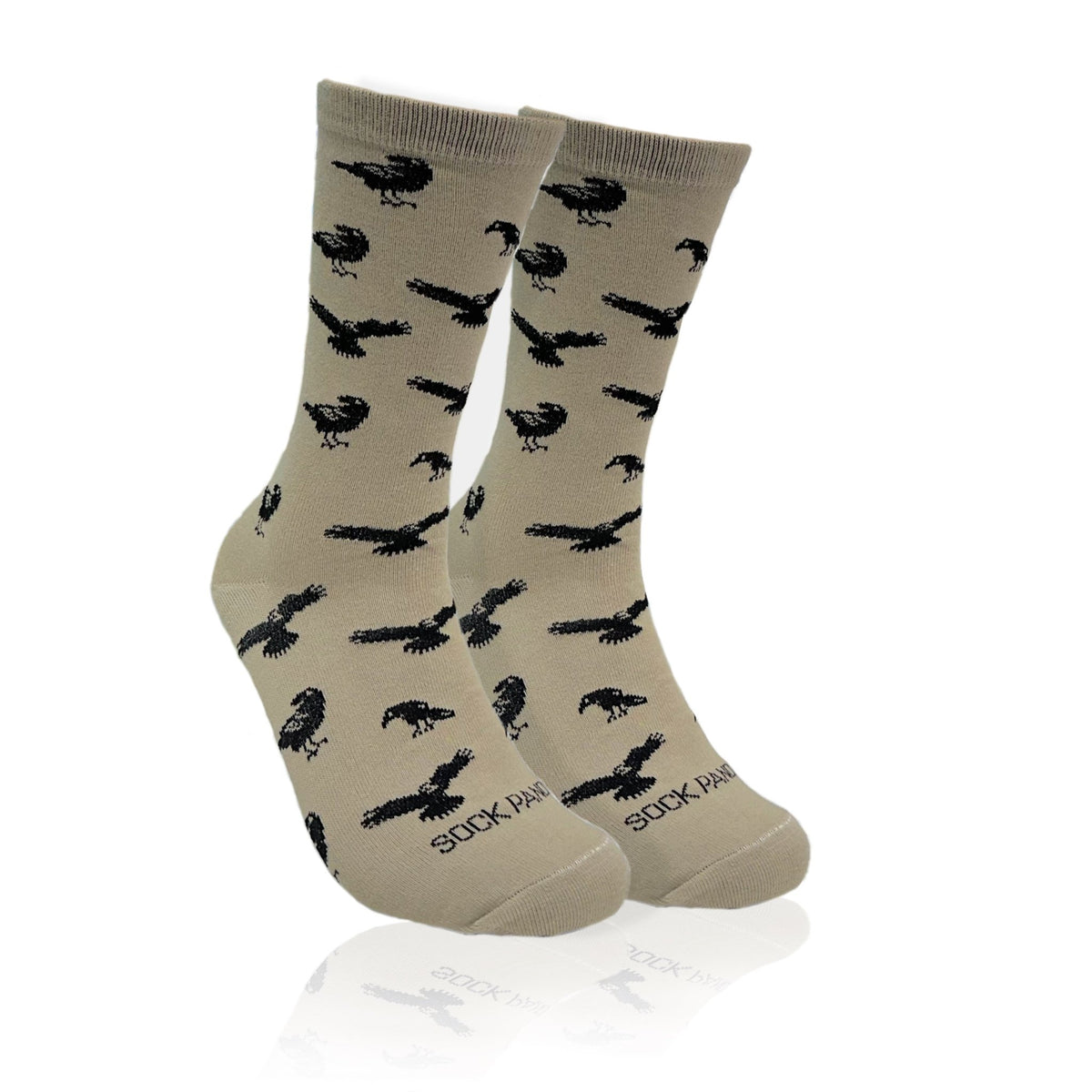 Raven Pattern Socks from the Sock Panda (Adult Medium - Women's Shoe Sizes 5 - 10)