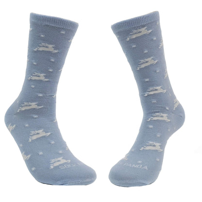Reindeer Socks from the Sock Panda (Adult Medium - Women's Shoe Sizes 5 - 10)