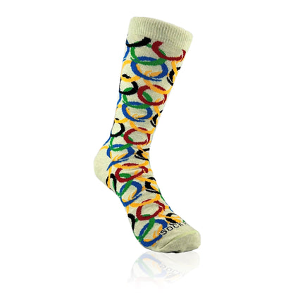 Ring Pattern Socks from the Sock Panda (Adult Small - Shoe Sizes 2 - 5)
