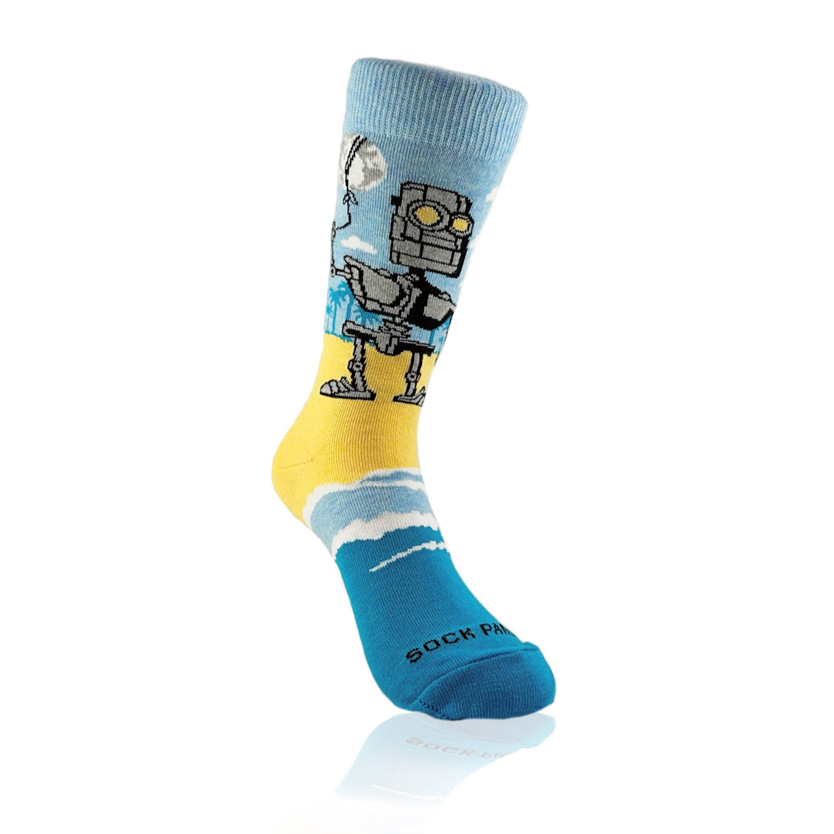 Robot Family Socks from the Sock Panda (Adult Small)