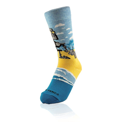Robot Family Socks from the Sock Panda (Adult Small)