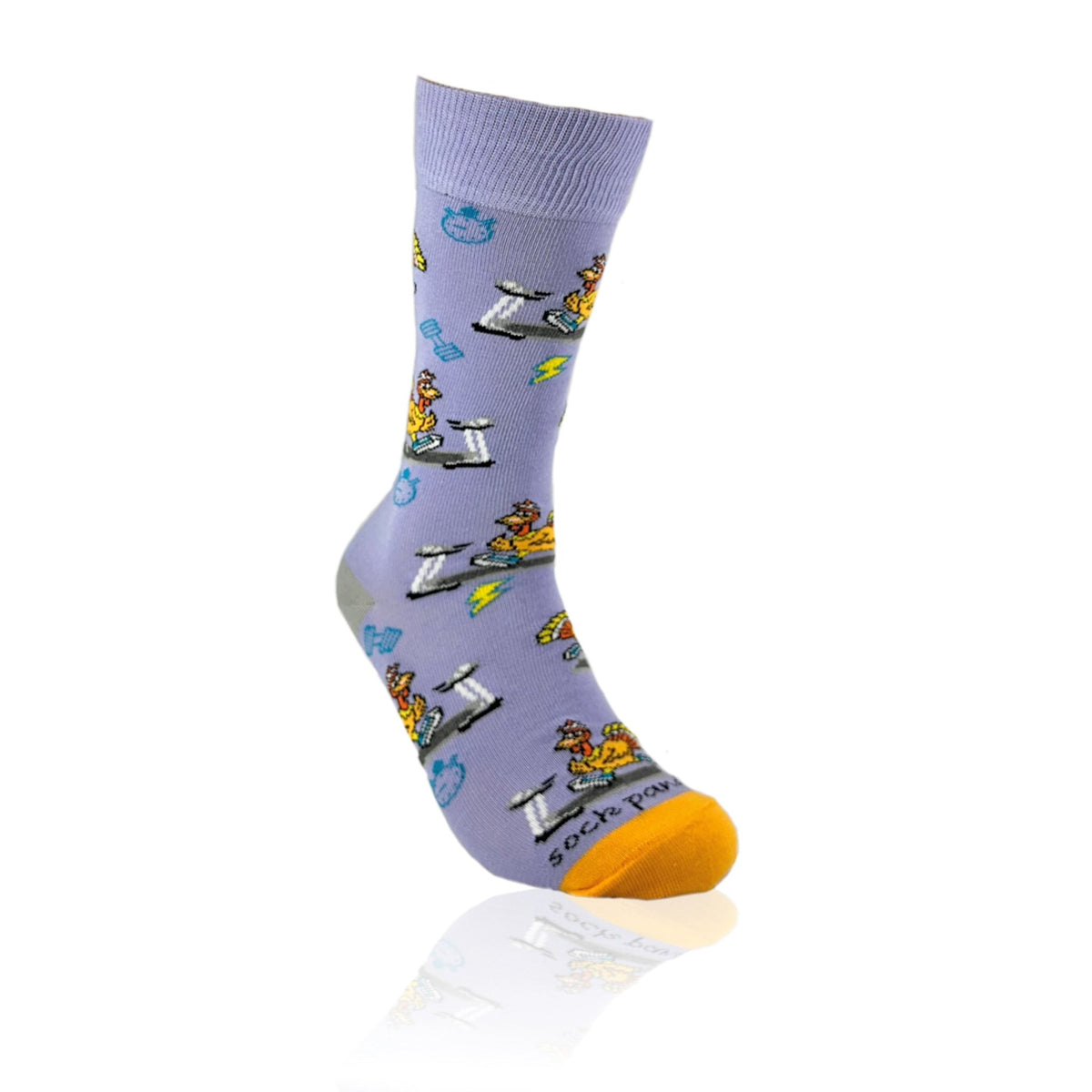 Running Turkey Socks from the Sock Panda (Adult Medium) - Turkey Trot