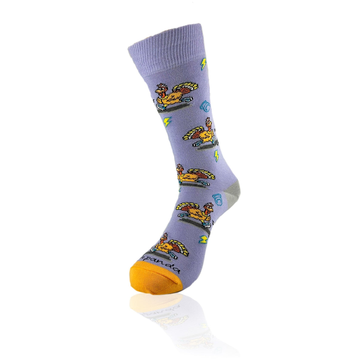 Running Turkey Socks from the Sock Panda (Adult Medium) - Turkey Trot