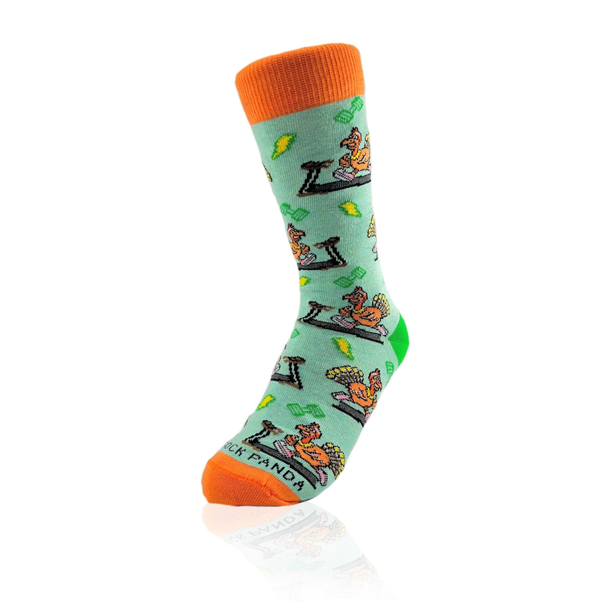 Running Turkey Socks from the Sock Panda (Adult Small) - Turkey Trot