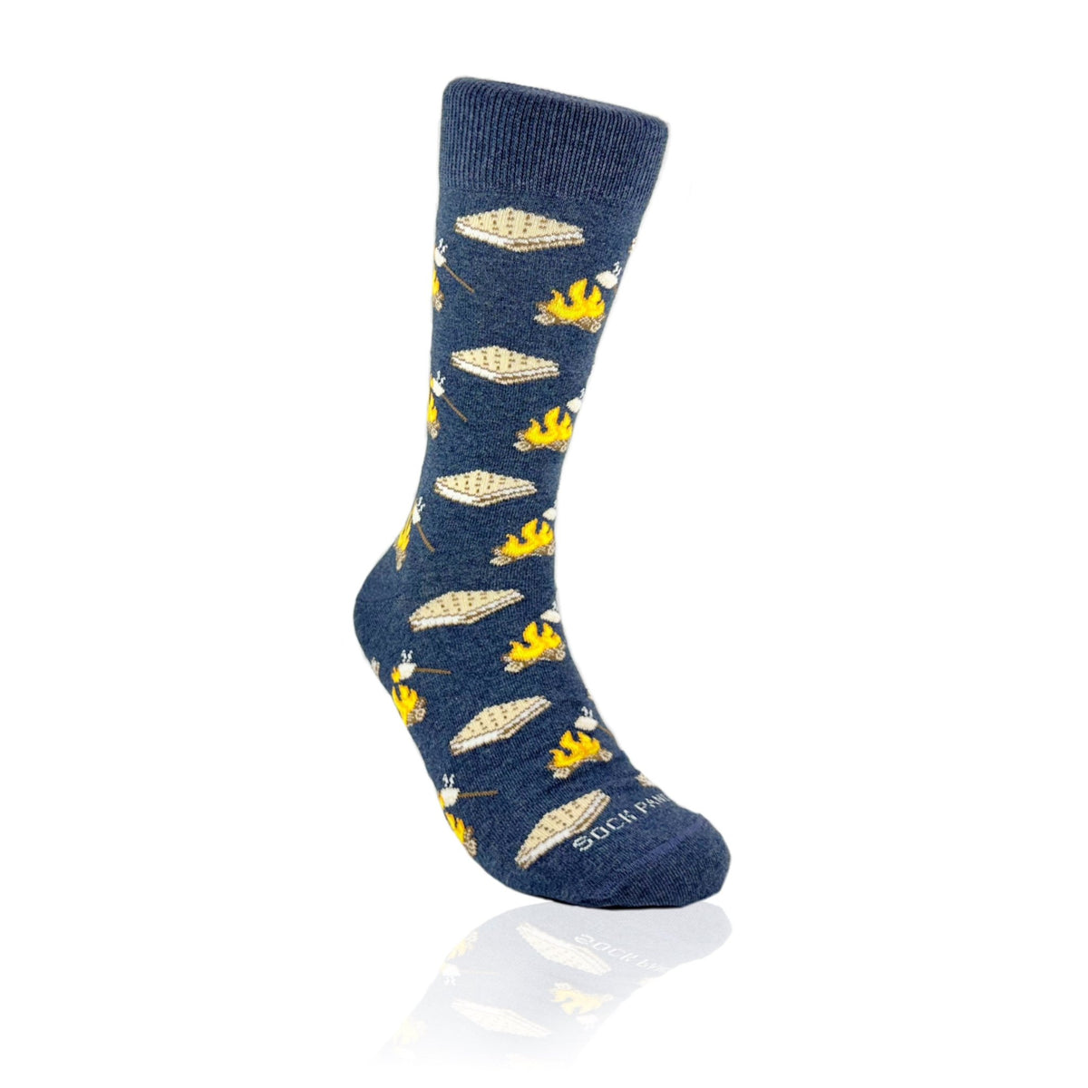 Smores Socks from the Sock Panda (Adult Large - Men's Shoe Sizes 8 - 12)