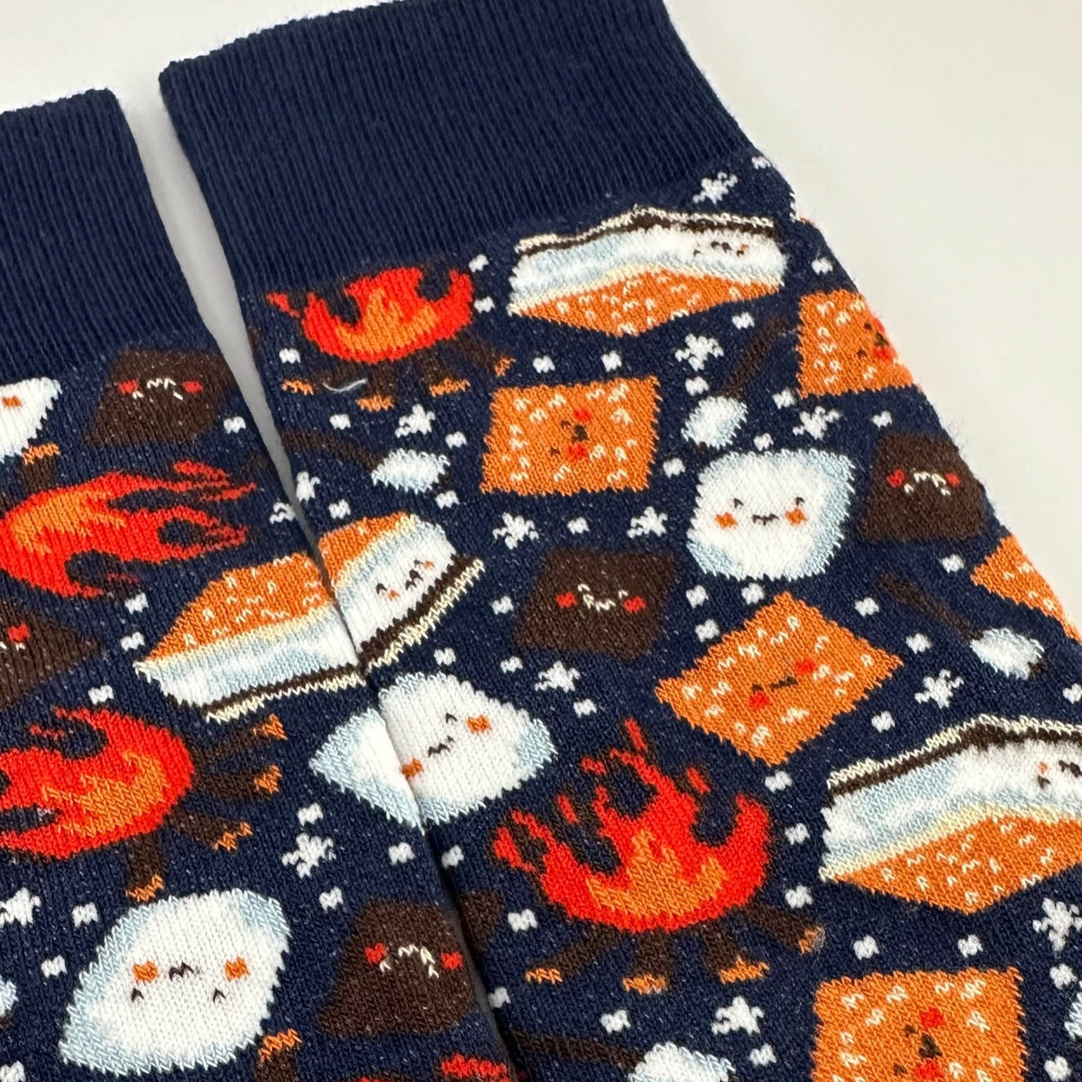 Smores Socks from the Sock Panda (Adult Small - Shoe Sizes 2 - 5)