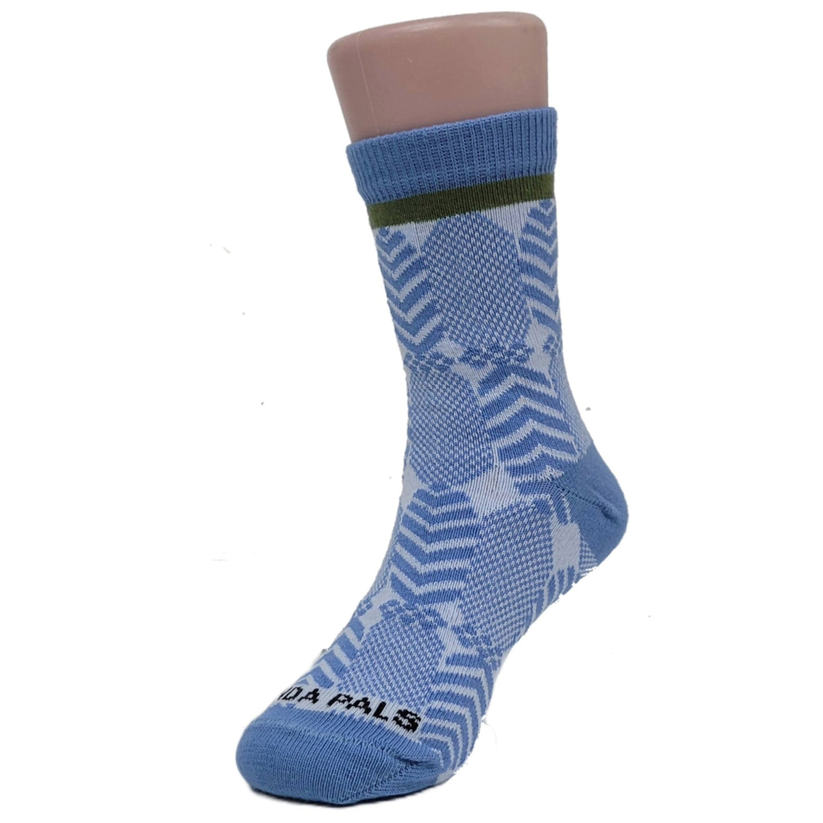 Sophisticated Blue Pattern Socks (Ages 3 - 5)