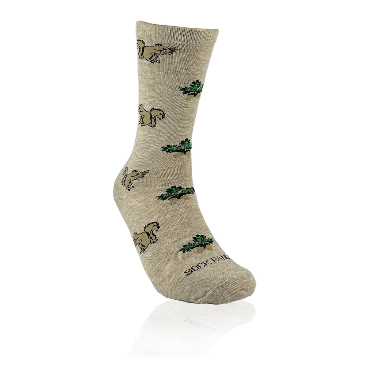 Squirrel with Nut Socks from the Sock Panda (Adult Medium)