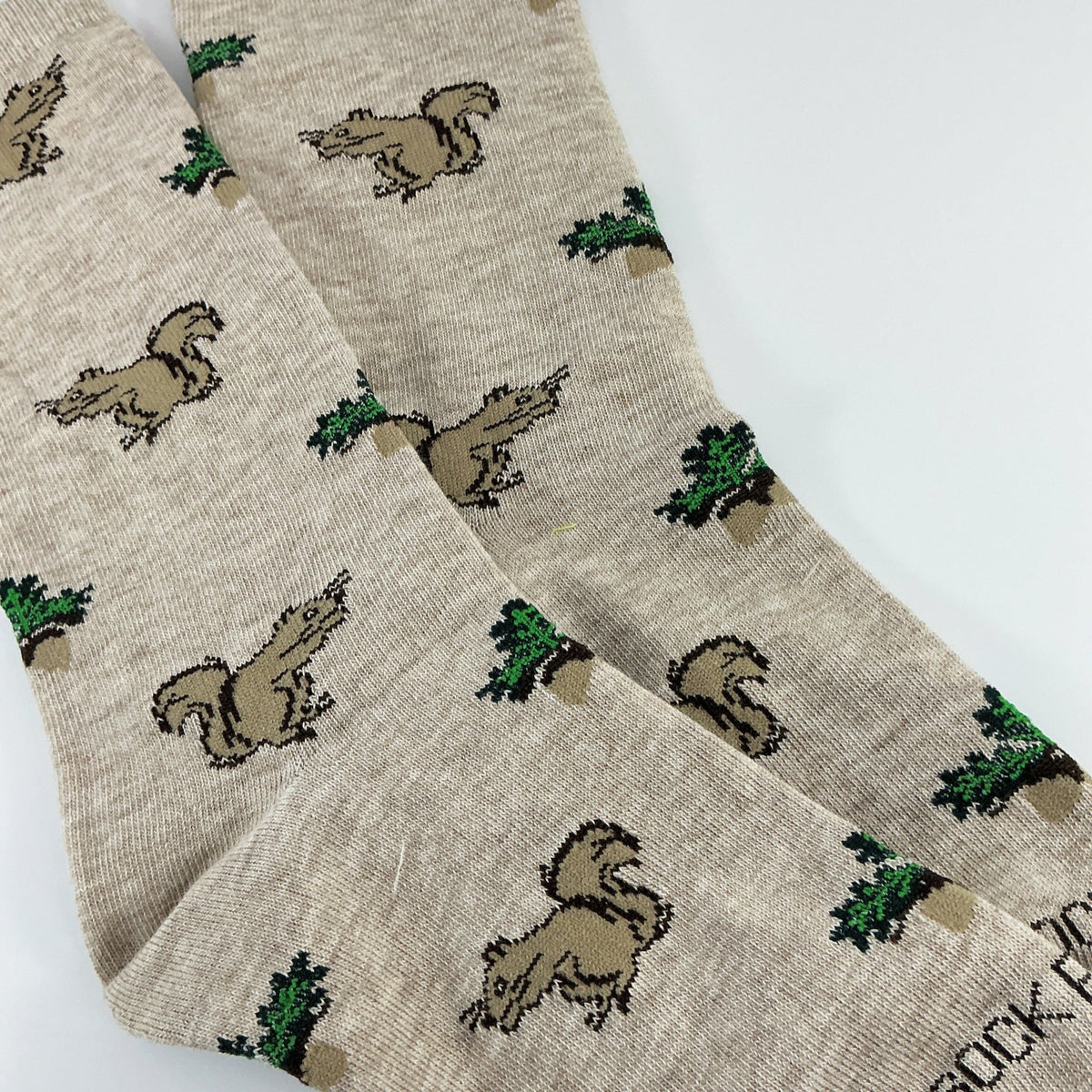 Squirrel with Nut Socks from the Sock Panda (Adult Medium)