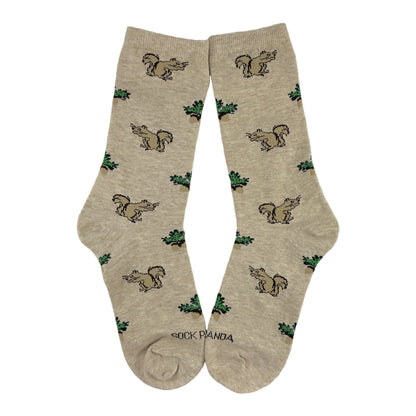 Squirrel with Nut Socks from the Sock Panda (Adult Medium)