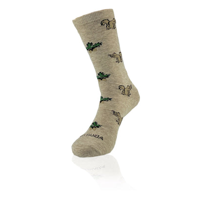 Squirrel with Nut Socks from the Sock Panda (Adult Medium)