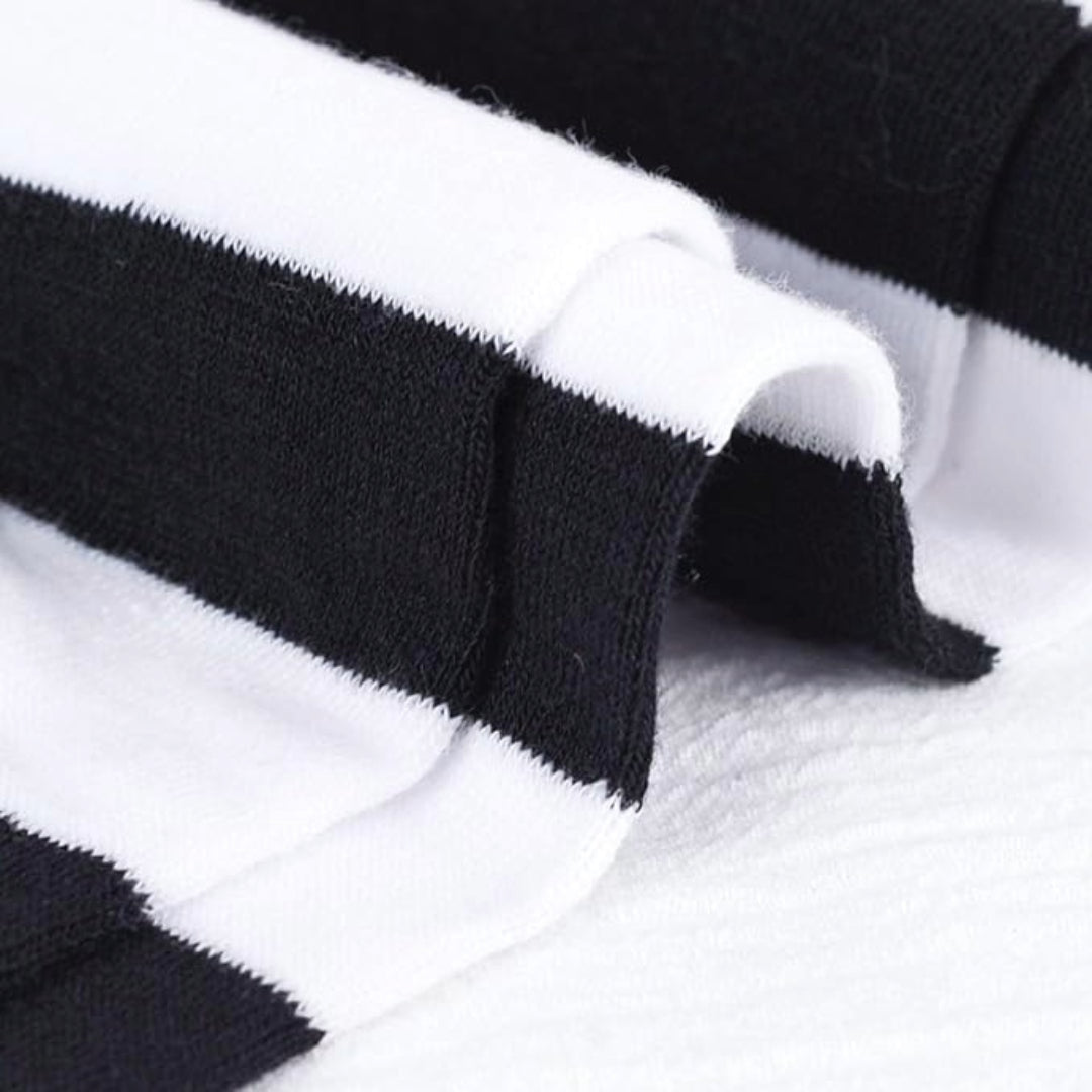 Striped Patterned Socks (Thigh High)