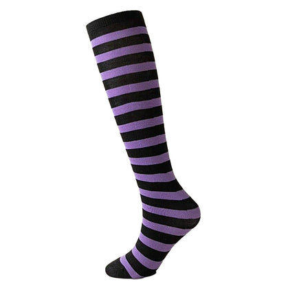 Striped Patterned Tube Socks (Knee High)