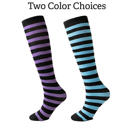 Striped Patterned Tube Socks (Knee High)