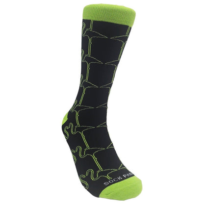 Stylish Flamingo Pattern Socks from the Sock Panda (Adult Large)