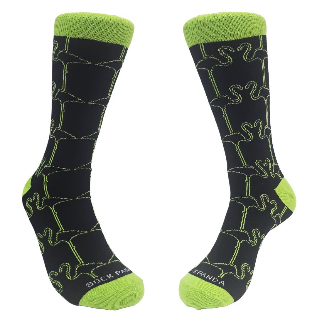 Stylish Flamingo Pattern Socks from the Sock Panda (Adult Large)