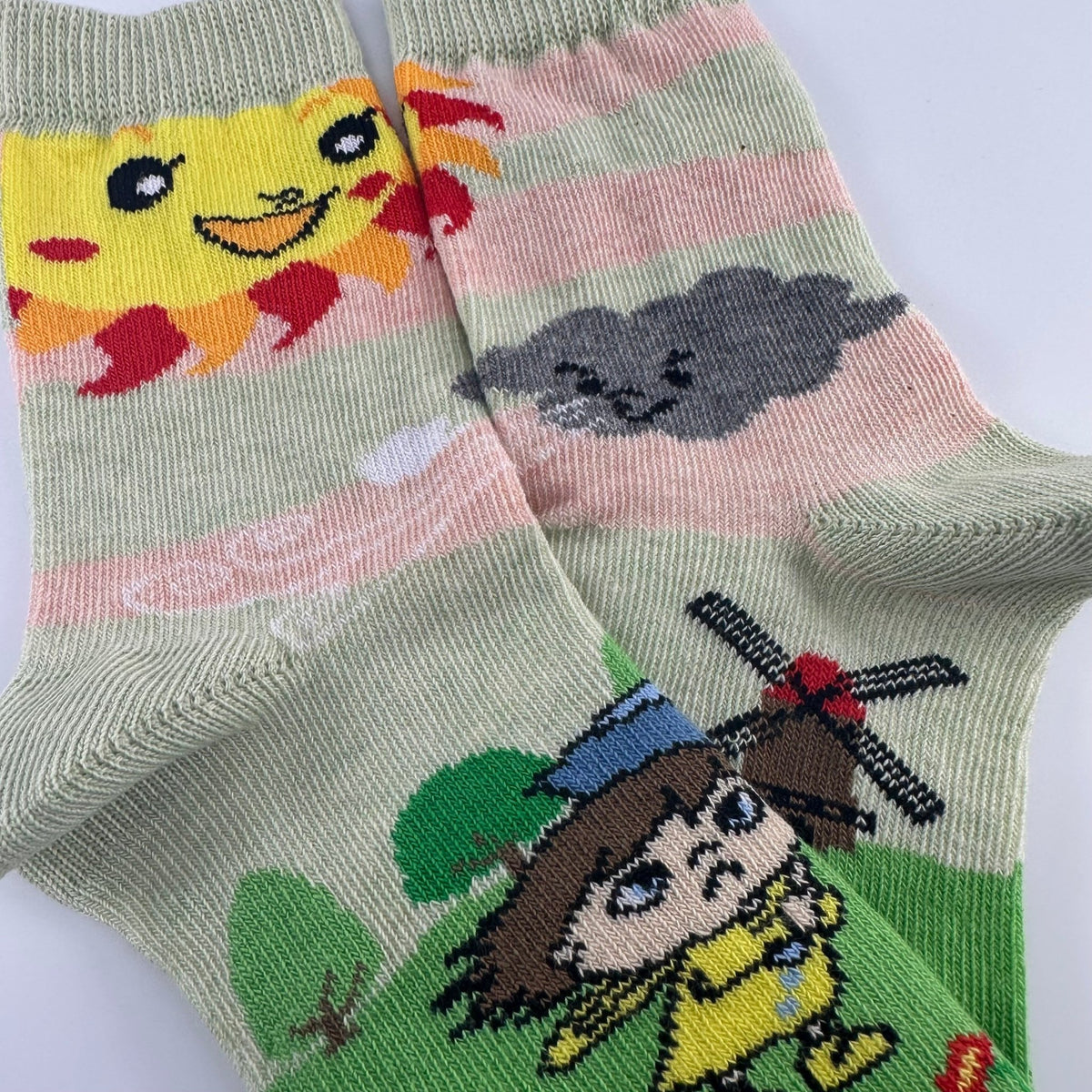 Sun vs. Wind Socks from the Sock Panda (Age 3 - 7)