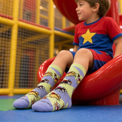 Super Dogs Socks from the Sock Panda (Ages 3-7) SuperDogMd