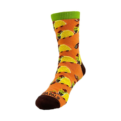 The Taco Train Socks from the Sock Panda (Ages 3 - 7)