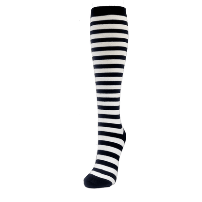 Thin Striped Patterned Socks (Knee High)