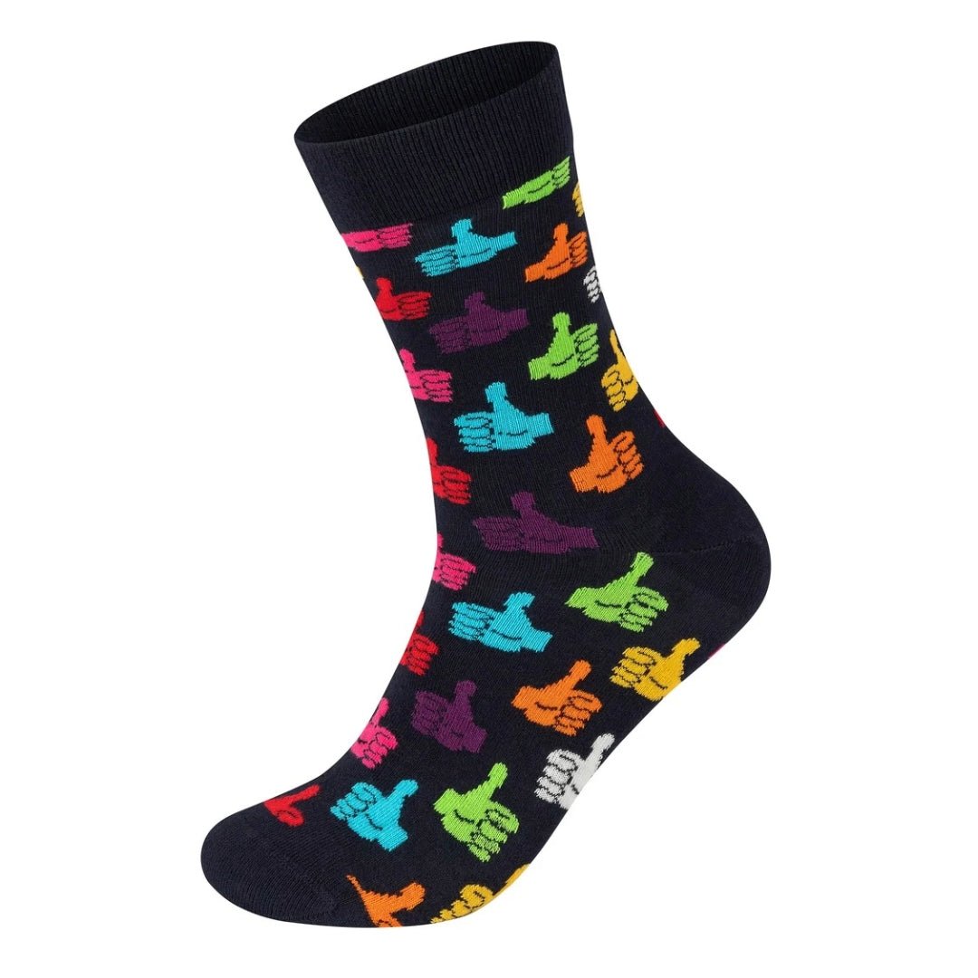 Thumbs Up Socks (Adult Medium - Women's Shoe Sizes 5 - 10)