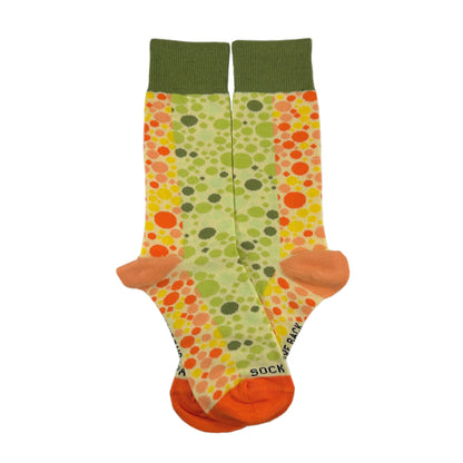 Two Tone Polka Dots Socks from the Sock Panda (Adult Small)