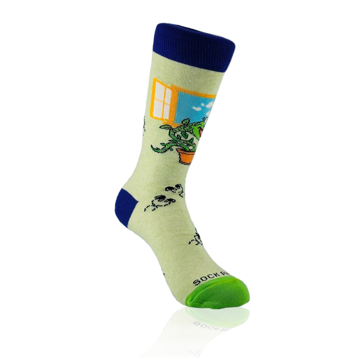 Venus Flytrap Socks from the Sock Panda (Adult Small - Shoe Sizes 2 - 5)