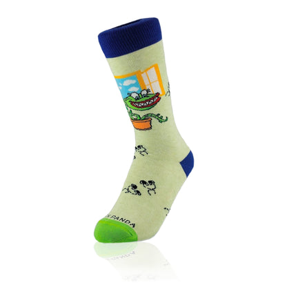 Venus Flytrap Socks from the Sock Panda (Adult Small - Shoe Sizes 2 - 5)