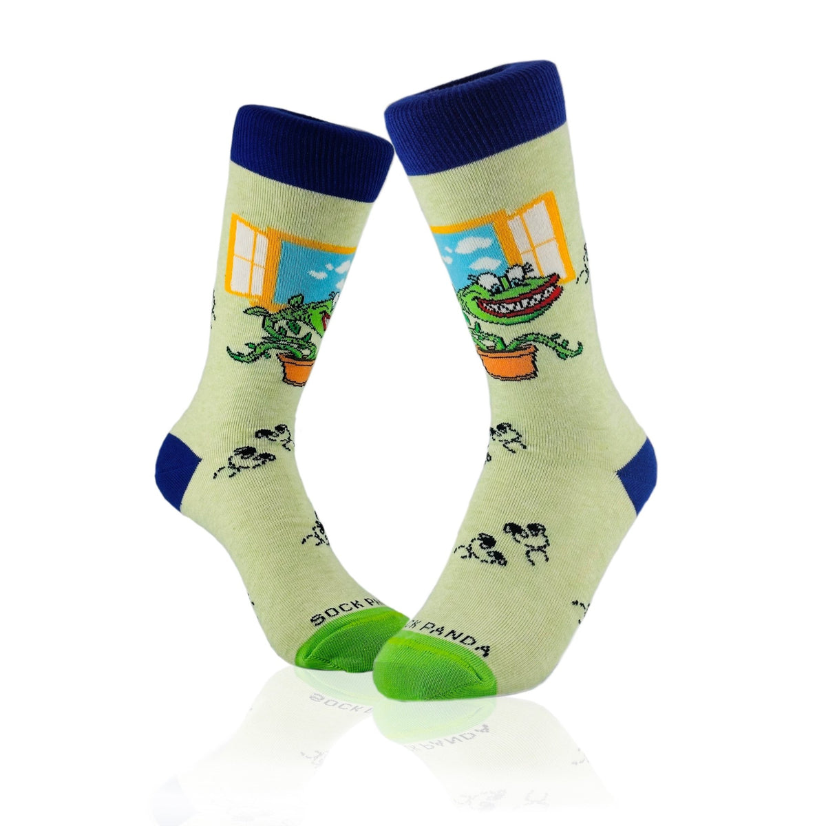 Venus Flytrap Socks from the Sock Panda (Adult Small - Shoe Sizes 2 - 5)