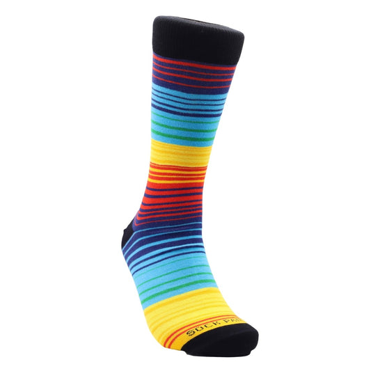 Vibrant Rainbow Stripes Socks from the Sock Panda Rainbow Stripe