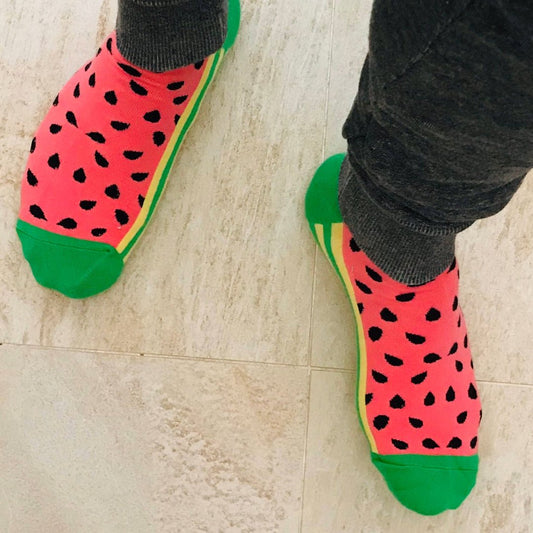 Watermelon Ankle Socks from the Sock Panda