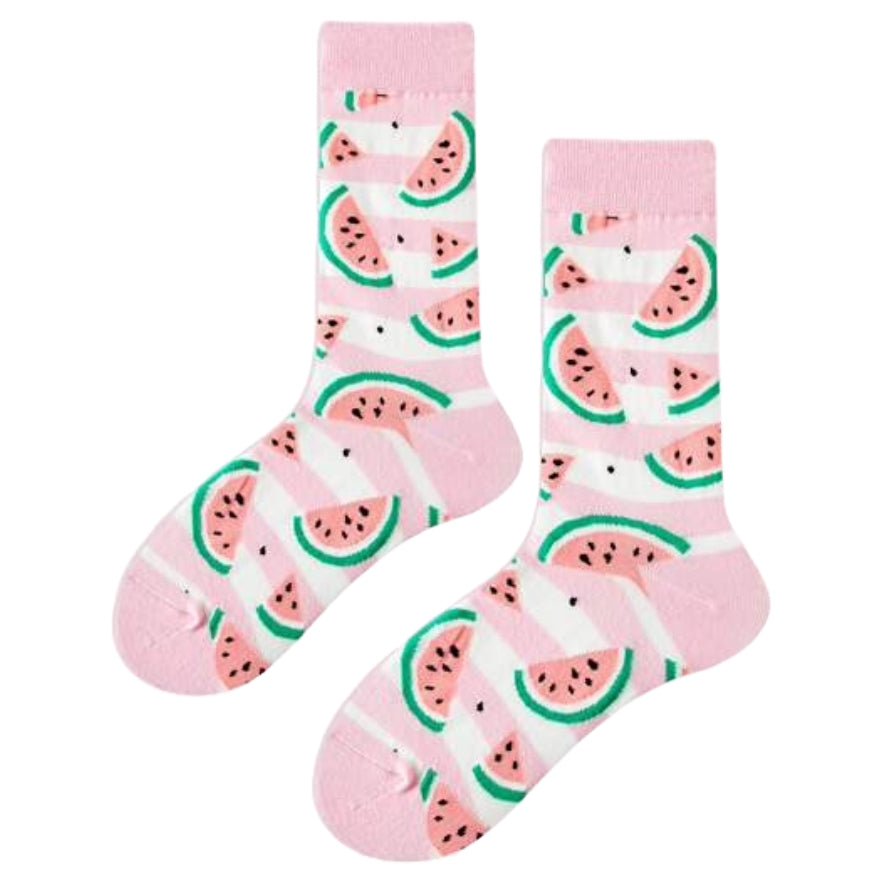 Watermelon Patterned Socks from the Sock Panda (Adult Medium - Women's Shoe Sizes 5 - 10)