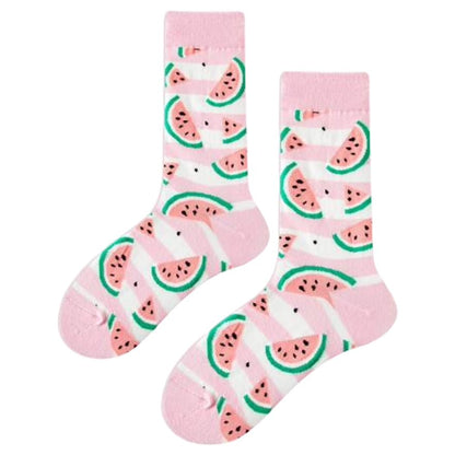 Watermelon Patterned Socks from the Sock Panda (Adult Medium - Women's Shoe Sizes 5 - 10)