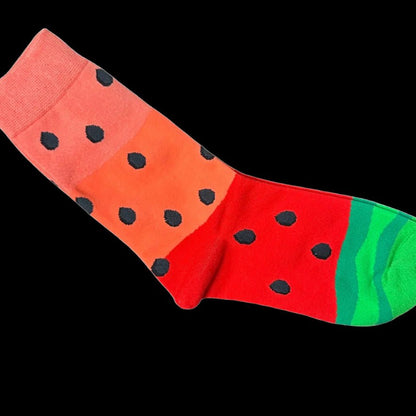 Watermelon Socks from the Sock Panda (Adult Medium - Women's Shoe Sizes 5 - 10)