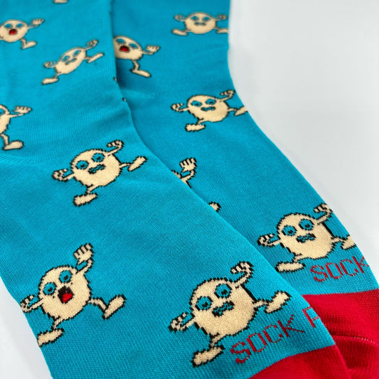 Wild and Crazy Egg Socks from the Sock Panda (Adult Medium - Women's Shoe Sizes 5 - 10)