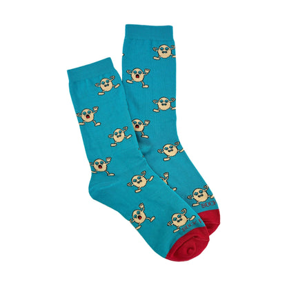 Wild and Crazy Egg Socks from the Sock Panda (Adult Medium - Women's Shoe Sizes 5 - 10)