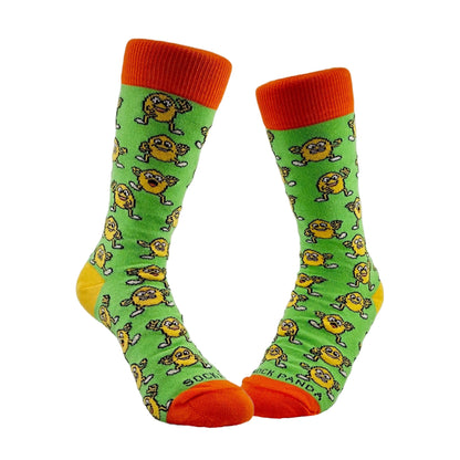 Wild and Crazy Egg Socks from the Sock Panda (Adult Small - Shoe Sizes 2 - 5)